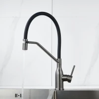 Смеситель для кухни Shevanik S343T-3 оружейная сталь Смеситель для кухни Shevanik S343T-3 оружейная сталь