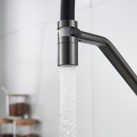 Смеситель для кухни Shevanik S343T-3 оружейная сталь