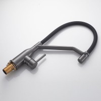 Смеситель для кухни Shevanik S343T-3 оружейная сталь