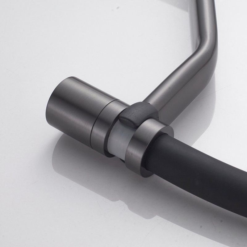 Смеситель для кухни Shevanik S343T-3 оружейная сталь