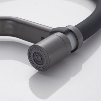 Смеситель для кухни Shevanik S343T-3 оружейная сталь