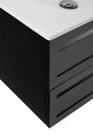 Тумба с раковиной Art&Max Platino 60 подвесная, черная матовая, под раковину AM7117-60