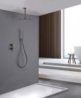 Душевой комплект Abber Wasser Kreis AF8121NG С ВНУТРЕННЕЙ ЧАСТЬЮ, никель