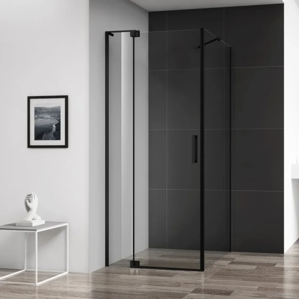 Душевой уголок Cezares Slider AH 1 70/80 80 C NERO