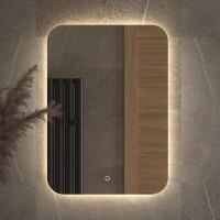 Зеркало Defesto Opti DF 2804S 50х70 с LED-подсветкой, 4500К, сенсорный выключатель