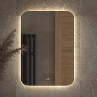 Зеркало Defesto Opti DF 2804S 50х70 с LED-подсветкой, 4500К, сенсорный выключатель