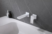 Смеситель для раковины Abber Daheim AF8212W С ВНУТРЕННЕЙ ЧАСТЬЮ, матовый белый Смеситель для раковины Abber Daheim AF8212W С ВНУТРЕННЕЙ ЧАСТЬЮ, матовый белый