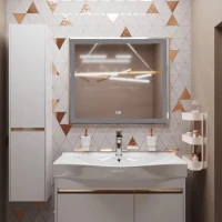 Зеркало Mixline Минио -2 80 с подсветкой, с подогревом