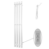 Полотенцесушитель электрический Altasan Проксима СП21120БМ 115x20 см, подключение справа, матовый белый, I-образный, из стали