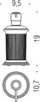 Дозатор Colombo Design Hermitage хром