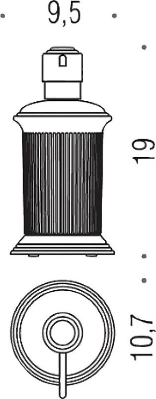 Дозатор Colombo Design Hermitage хром