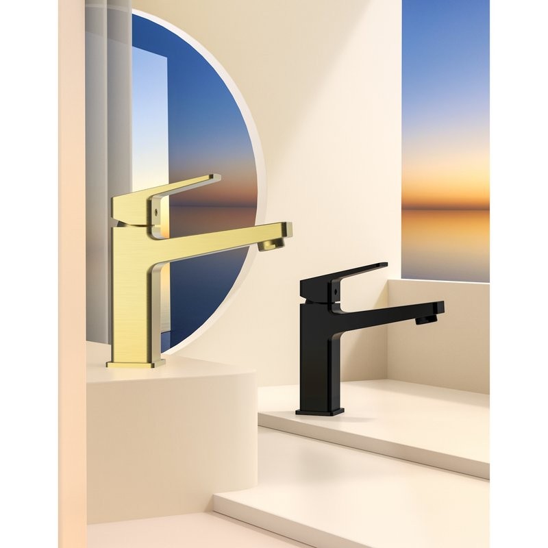 Смеситель для раковины Raglo R30.10.03, золотой сатин