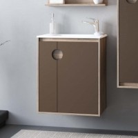 Тумба под раковину без столешницы AQUATON Анси 60 подвесная, шоколад