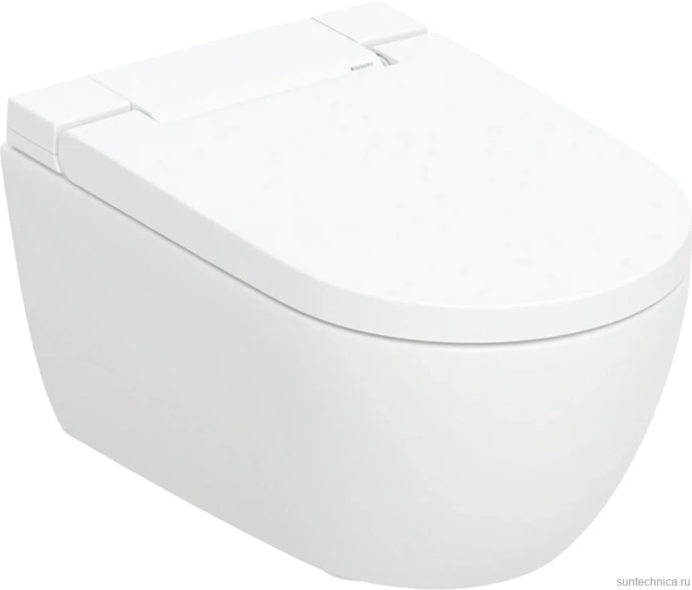 Комплект Умный унитаз Geberit AquaClean Alba безободковый, с биде + Инсталляция Duofix UP 320 111.300.00.5 + Кнопка Sigma 01 115.770.21.5 хром + Звукоизоляция + Крепления 111.815.00.1 к стене