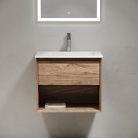 Тумба с раковиной Sancos Marmi 1.0 60 дуб чарльстон