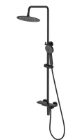 Душевая стойка SantiLine SL-9011MB черный матовый