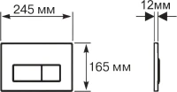Комплект Унитаз подвесной AQUATEK Альтаир AQ1980-00 безободковый, с микролифтом + Инсталляция Standard INS-0000012 + Комплект креплений KKI-0000002 + Кнопка KDI-0000014 хром матовый