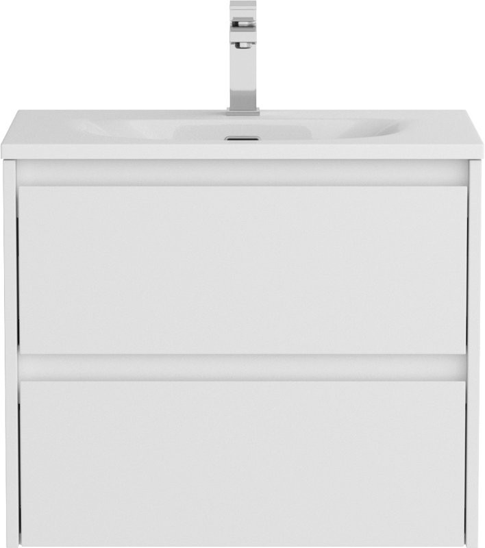 Тумба с раковиной BelBagno Kraft 39 60 bianco opaco, раковина BB-8099-3-60