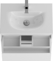 Тумба с раковиной BelBagno Kraft 39 60 bianco opaco, раковина BB-8099-3-60