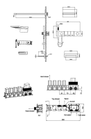 Душевой комплект Boheme Zodiac 132-2-BRB С ВНУТРЕННЕЙ ЧАСТЬЮ, brushed bronze