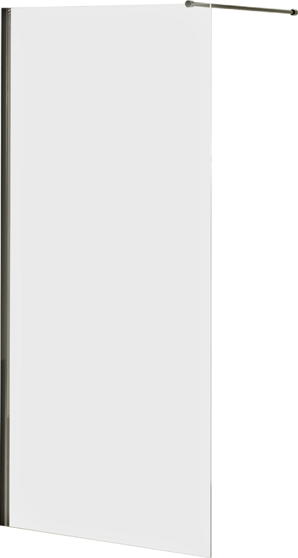 Душевая перегородка RGW Walk In WA-010B 120x195 см, профиль матовый черный, стекло матовое-сатинат