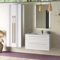 Мебель для ванной комнаты Sanvit Соната 2-90 R 2 ящика, белая