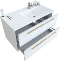 Мебель для ванной комнаты Sanvit Соната 2-90 R 2 ящика, белая