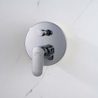 Встраиваемый смеситель для душа и ванны AQUATEK Ника AQ1846CR С ВНУТРЕННЕЙ ЧАСТЬЮ, хром