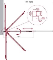 Шторка на ванну BelBagno Luce VF-11-100/145-C-Cr профиль хром, стекло прозрачное