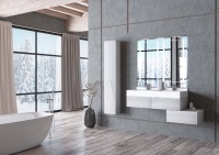 Мебель для ванной комнаты AQUATON Сакура 120 ольха наварра, белая