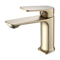 Смеситель для раковины Frap H86 F1086-3 золотой сатин Смеситель для раковины Frap H86 F1086-3 золотой сатин