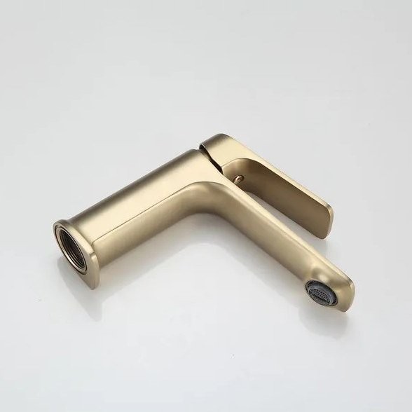 Смеситель для раковины Frap H86 F1086-3 золотой сатин