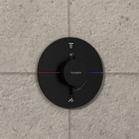 Термостатический смеситель встраиваемый Hansgrohe ShowerSelect Comfort S 15554670 черный матовый