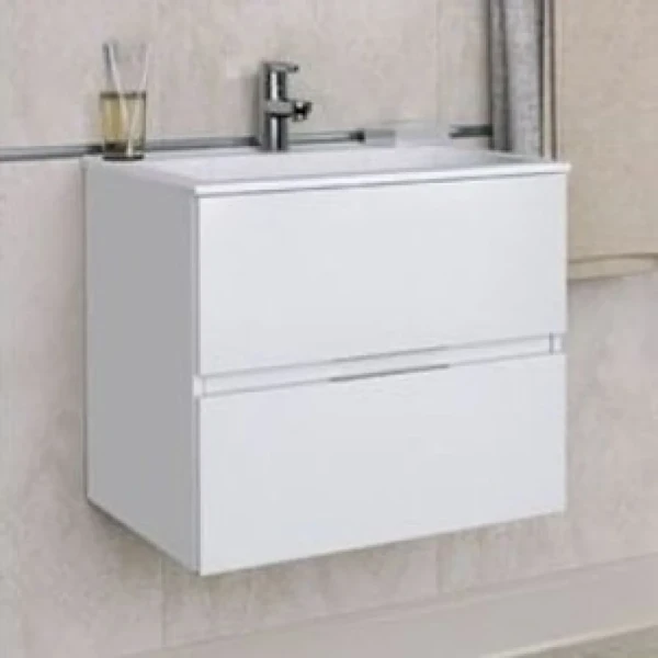 Тумба с раковиной Aquanet Алвита 60 белая