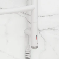 Полотенцесушитель электрический Сунержа Галант 3.1 30-6001-1060 110x65 см, подключение справа, матовый белый, лесенка