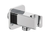 Шланговое подключение Kludi A-QA 6556805-00 с держателем, хром