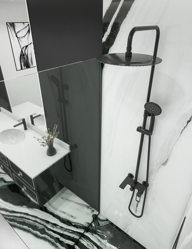 Душевая стойка Caprigo Kub 54-310-ner черная