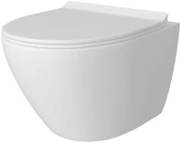Комплект Унитаз подвесной Teymi Lina Pro T40106 с микрофлитом, безободковый, белый + Инсталляция Grohe Solido 38811KF0 3 в 1 с кнопкой смыва