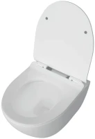 Комплект Унитаз подвесной Teymi Lina Pro T40106 с микрофлитом, безободковый, белый + Инсталляция Grohe Solido 38811KF0 3 в 1 с кнопкой смыва