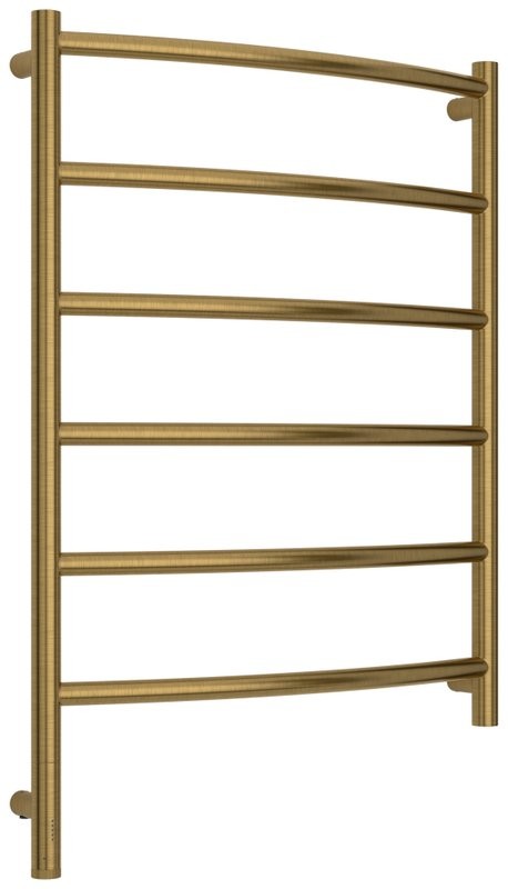 Полотенцесушитель электрический Сунержа Галант 3.1 051-6000-8060 90x65 см, подключение слева, состаренная латунь, лесенка