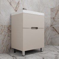 Тумба под раковину без столешницы Style Line Матис 60 напольная, крем