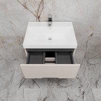 Тумба под раковину без столешницы Style Line Матис 60 напольная, крем