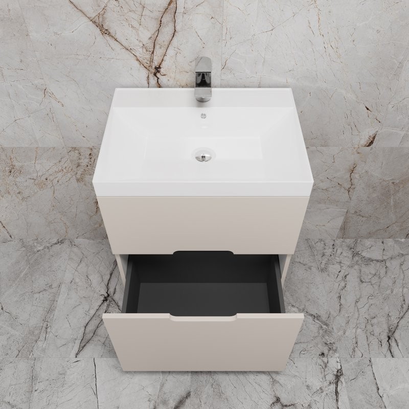 Тумба под раковину без столешницы Style Line Матис 60 напольная, крем