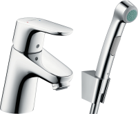 Смеситель для раковины Hansgrohe Focus E2 31926000 с гигиеническим душем