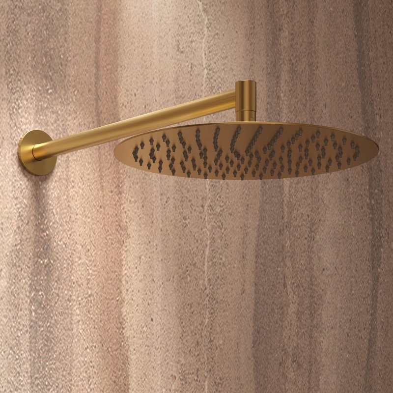 Душевой комплект Vincea Аура VSFW-6AU1BG С ВНУТРЕННЕЙ ЧАСТЬЮ, брашированное золото