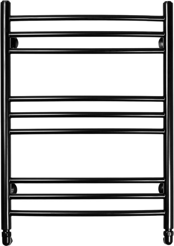 Полотенцесушитель водяной Domoterm Калипсо П9 50x70, черный матовый