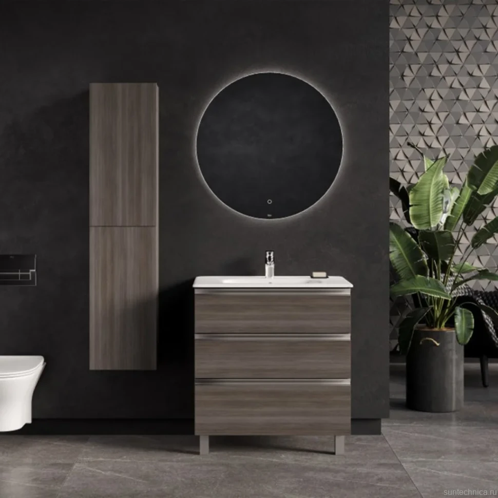Мебель для ванной комнаты Roca The Gap 80 3 ящика, городской дуб