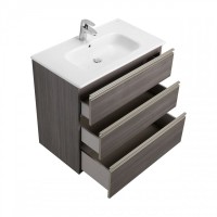 Мебель для ванной комнаты Roca The Gap 80 3 ящика, городской дуб
