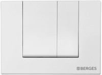 Система инсталляции для унитазов Berges Novum 040241 с кнопкой смыва, белая