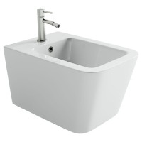 Биде подвесное Ceramicanova Miro, с крепежом для скрытого монтажа, белый, CN11004
